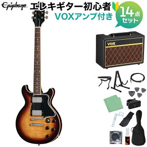 Epiphone Les Paul Special Double Cut Figured Bourbon Burst �G���L�M�^�[���S��14�_�Z�b�g �yVOX�A���v�t���z �G���L�M�^�[ ���X�|�[���X�y�V���� �G�s�t�H��
