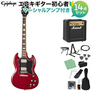 Epiphone SG Standard Cherry �G���L�M�^�[���S��14�_�Z�b�g �y�}�[�V�����A���v�t���z �G���L�M�^�[ SG�X�^���_�[�h �G�s�t�H��