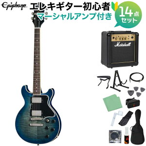 Epiphone Les Paul Special Double Cut Figured Ocean Wate �G���L�M�^�[���S��14�_�Z�b�g �y�}�[�V�����A���v�t���z �G���L�M�^�[ ���X�|�[���X�y�V���� �G�s�t�H��