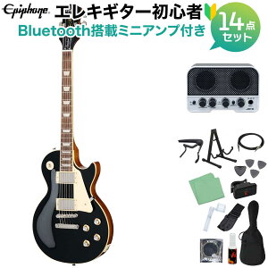 Epiphone Les Paul Standard 60s Ebony �G���L�M�^�[���S��14�_�Z�b�g �yBluetooth���ڃ~�j�A���v�t���z �G���L�M�^�[ ���X�|�[���X�^���_�[�h �G�s�t�H��