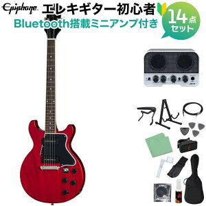 Epiphone Les Paul Special Double Cut Cherry Red �G���L�M�^�[���S��14�_�Z�b�g �yBluetooth���ڃ~�j�A���v�t���z �G���L�M�^�[ ���X�|�[���X�y�V���� �G�s�t�H��