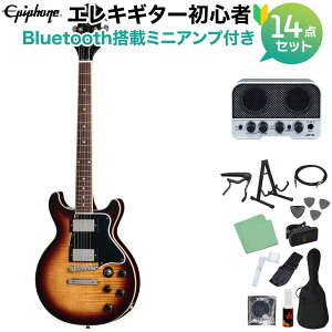 Epiphone Les Paul Special Double Cut Figured Bourbon Burst �G���L�M�^�[���S��14�_�Z�b�g �yBluetooth���ڃ~�j�A���v�t���z �G���L�M�^�[ ���X�|�[���X�y�V���� �G�s�t�H��