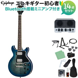 Epiphone Les Paul Special Double Cut Figured Ocean Wate �G���L�M�^�[���S��14�_�Z�b�g �yBluetooth���ڃ~�j�A���v�t���z �G���L�M�^�[ ���X�|�[���X�y�V���� �G�s�t�H��
