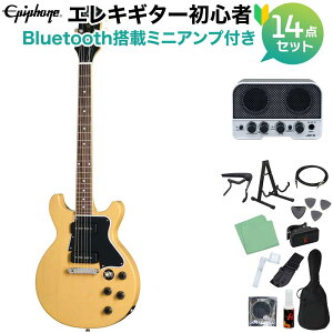 Epiphone Les Paul Special Double Cut TV Yellow �G���L�M�^�[���S��14�_�Z�b�g �yBluetooth���ڃ~�j�A���v�t���z �G���L�M�^�[ ���X�|�[���X�y�V���� �G�s�t�H��