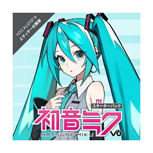 CRYPTON HATSUNE MIKU V6 STARTER PACK �_�E�����[�h�� �X�^�[�^�[�p�b�N �����~�N V6 VOCALOID6 Editor�ECubase LE�t�� �{�[�J���C�h �{�J�� �N���v�g�� 44203