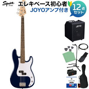 Squier by Fender Sonic Precision Bass Laurel Fingerboard White Pickguard Midnight Blue �x�[�X���S��12�_�Z�b�g �y���@�\�A���v�t�z �v���V�W�����x�[�X �v���x �X�N���C���[ / �X�N���C�A �\�j�b�N