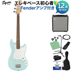 Squier by Fender Sonic Bronco Bass Laurel Fingerboard White Pickguard Daphne Blue �x�[�X���S��12�_�Z�b�g �yFender�A���v�t�z �V���[�g�X�P�[�� �X�N���C���[ / �X�N���C�A �\�j�b�N