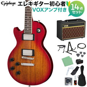 Epiphone Les Paul Tribute Left-Handed Heritage Cherry Sunburst �G���L�M�^�[���S��14�_�Z�b�g �yVOX�A���v�t���z ���t�g�n���h ���t�e�B �������p �G�s�t�H�� E1LPOHSNH1L