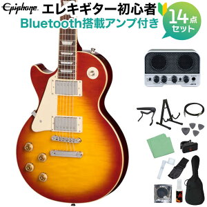 Epiphone Les Paul Standard 50s Left-Handed Washed Cherry Sunburst �G���L�M�^�[���S��14�_�Z�b�g �yBluetooth���ڃ~�j�A���v�t���z ���X�|�[���X�^���_�[�h ���t�g�n���h ���t�e�B �������p �G�s�t�H�� EIGLP5WCNH