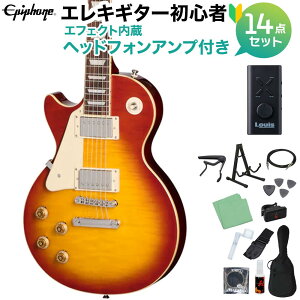 Epiphone Les Paul Standard 50s Left-Handed Washed Cherry Sunburst �G���L�M�^�[���S��14�_�Z�b�g �y�w�b�h�z���A���v�t���z ���X�|�[���X�^���_�[�h ���t�g�n���h ���t�e�B �������p �G�s�t�H�� EIGLP5WCNHRL