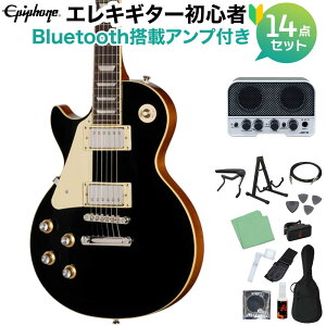 Epiphone Les Paul Standard 60s Left-Handed Ebony �G���L�M�^�[���S��14�_�Z�b�g �yBluetooth���ڃ~�j�A���v�t���z ���X�|�[���X�^���_�[�h ���t�g�n���h ���t�e�B �������p �G�s�t�H�� EIGLP6EBNHRL