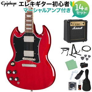 Epiphone SG Standard Left-Handed Cherry �G���L�M�^�[���S��14�_�Z�b�g �y�}�[�V�����A���v�t���z SG�X�^���_�[�h ���t�g�n���h ���t�e�B �������p �G�s�t�H�� EIGSGSCHNHRL