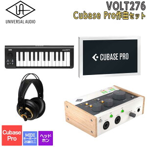 �y5����10���̓|�C���g5�{�I�z[���ʌ������] UNIVERSAL AUDIO VOLT276 USB Recording Studio Cubase Pro ��ȃZ�b�g ���߂Ă�DTM�ɃI�X�X���I ���j�o�[�T���I�[�f�B�I