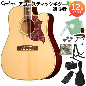 �y�}���\�����Ԓ� �G���g���[�ł���P5�{�zEpiphone Hummingbird Studio EC Natural �A�R�[�X�e�B�b�N�M�^�[���S��12�_�Z�b�g �A�R�[�X�e�B�b�N�M�^�[ �G�s�t�H��