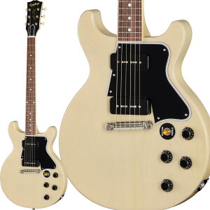 Epiphone Inspired by Gibson 1960 Les Paul Special Double Cut Reissue TV White �G���L�M�^�[ ���X�|�[���X�y�V���� TV�z���C�g �� �G�s�t�H��