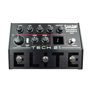 Tech21 SansAmp Programmable Bass Driver ELITE �x�[�X�p�}���`�G�t�F�N�^�[ �v���A���v�^DI �e�b�N21 PBDR-EL