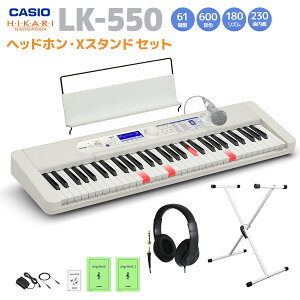 CASIO LK-550 ���i�r�Q�[�V�����L�[�{�[�h �J�V�I 61���� �L�[�{�[�h �d�q�s�A�m�@���錮��