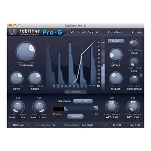 fabfilter Pro-G �v���O�C���\�t�g�E�F�A �t�@�u�t�B���^�[ [���[���[�i ������s��]