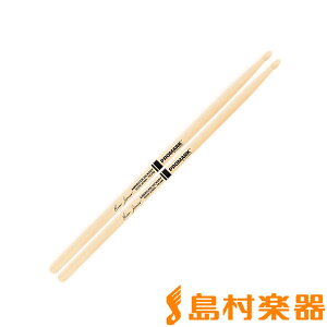 Promark TXJZW �X�e�B�b�N/�G���r���W���[���Y Hickory JzZJazz Elvin Jones Wood Tip Drumstick �v���}�[�N