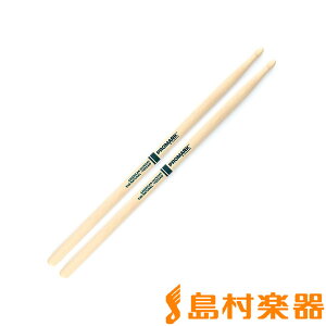 Promark TXR5AW XeBbN Hickory 5A "The Natural" Wood Tip Drumstick v}[N