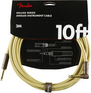 Fender Deluxe Tweed Cable 10ft シールド 約3m ストレート-L ツイード フェンダー