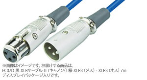CANARE EC07D  XLRP[u ITTLmdl XLR3(X)- XLR3(IX) 7m fBXvCpbP[W Ji
