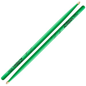 Zildjian 5A ACORN WOOD NEON GREEN �X�e�B�b�N ACORN 412×14.4mm �W���W����