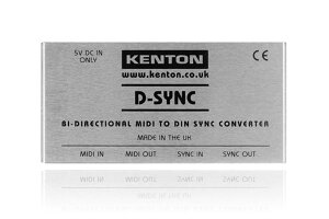 KENTON D-SYNC VNERo[^[ Bi-Directional MIDI to DIN Sync Converter Pg