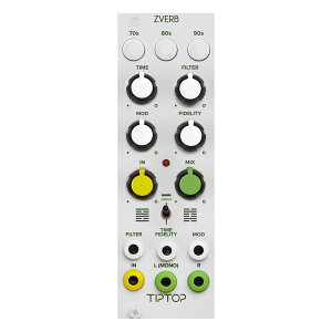 Tiptop Audio ZVERB(White Panel) ���[�����b�N ���W�����[�V���Z�T�C�U�[ The Reverbs Collection �e�B�b�v�g�b�v�I�[�f�B�I