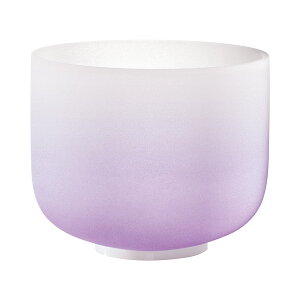 MEINL Sonic Energy COLOR FROSTED Crystal Singing Bowl [Crown Chakra B4 440Hz] a20.3cm NX^ VMO{E 8C` }Cl CSBC8B \jbNGiW[