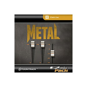TOONTRACK EZMIX PACK - METAL �g�D�[���g���b�N [���[���[�i ������s��]