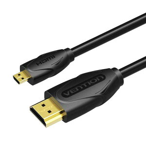 VENTION Micro HDMI 1.4P[u Black [1m] HDMIP[u 4KΉ HDCPΉ xV VA-1666
