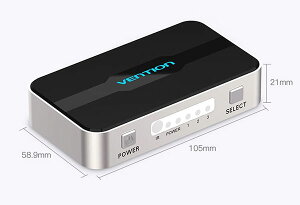 VENTION 3 In 1 Out HDMI Switcher Gray Metay Type �x���V���� AF-2403