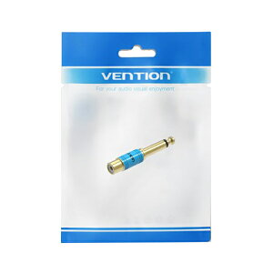 VENTION 6.5mm Male to RCA Female Audio Adapter Gold xV VD-6722
