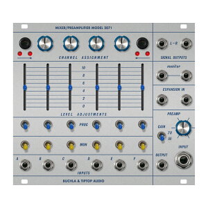 Tiptop Audio Buchla 207t Mixer / Preamplifier 6`l XeIE~LT[EW[ vAv eBbvgbvI[fBI