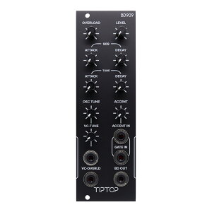 Tiptop Audio BD909 Bass (Black Panel) hWFl[^[W[ ubN [TR-909 Bass Drum] eBbvgbvI[fBI 909-BD