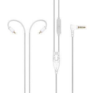 MEE Audio [M6 PRO G2]�p���������P�[�u�� �}�C�N�t�� �N���A �w�b�h�Z�b�g�P�[�u�� �~�[�I�[�f�B�I [M6 PRO 2ND GENERATION]�p�P�[�u��