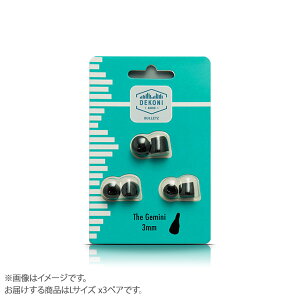 Dekoni Audio ETZ-GEMINI-LG BULLETZ GEMINI L�T�C�Y�^3�y�A �f�R�j�I�[�f�B�I �������[�t�H�[���C���z���`�b�v �m�Y���a3mm