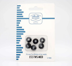 Dekoni Audio ETZ-TWS-MD BULLETZ TWS �C���[�`�b�v �f�R�j�I�[�f�B�I