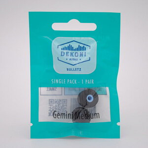 Dekoni Audio S-GEMINI-MD BULLETZ GEMINI M�T�C�Y�^1�y�A �f�R�j�I�[�f�B�I �������[�t�H�[���C���z���`�b�v �m�Y���a3mm