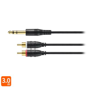 audio-technica AT-MI46/3.0 �I�[�f�B�I�P�[�u�� 3m ��6.3mm�X�e���I�W���v���O �s���v���O×2 �I�[�f�B�I�e�N�j�J