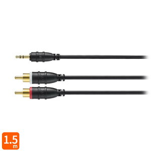 audio-technica AT-MI61/1.5 �I�[�f�B�I�P�[�u�� 1.5m ��3.5mm�X�e���I�~�j�v���O �s���v���O×2 �I�[�f�B�I�e�N�j�J
