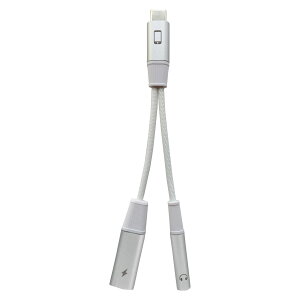 IRT Sonollo DAC�ϊ��A�_�v�^�[ (�z���C�g) ��5cm USB Type-C(�I�X)�� 3.5mm 4��/USB Type-C(���X)���[�d��p IRT-SNL01WH