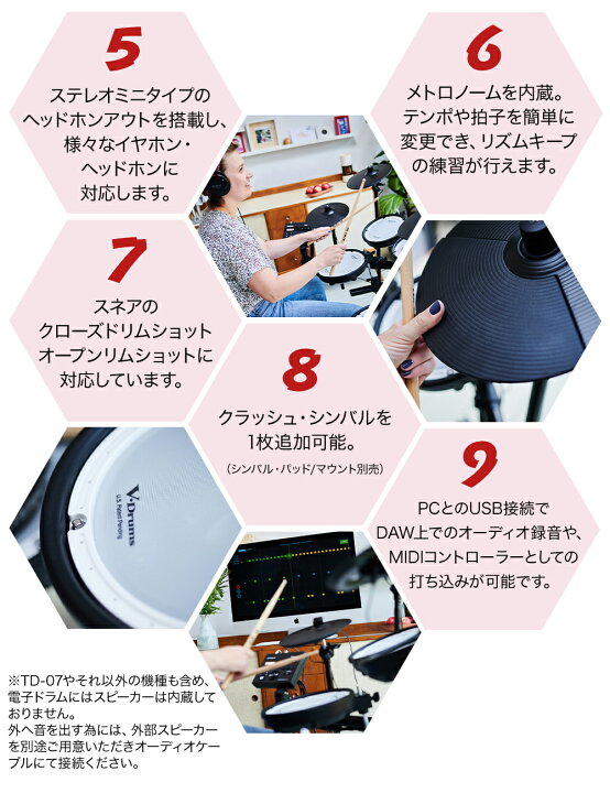 楽天市場】【ツインペダルセット値下げ中!】 Roland TD-07DMK / TD 