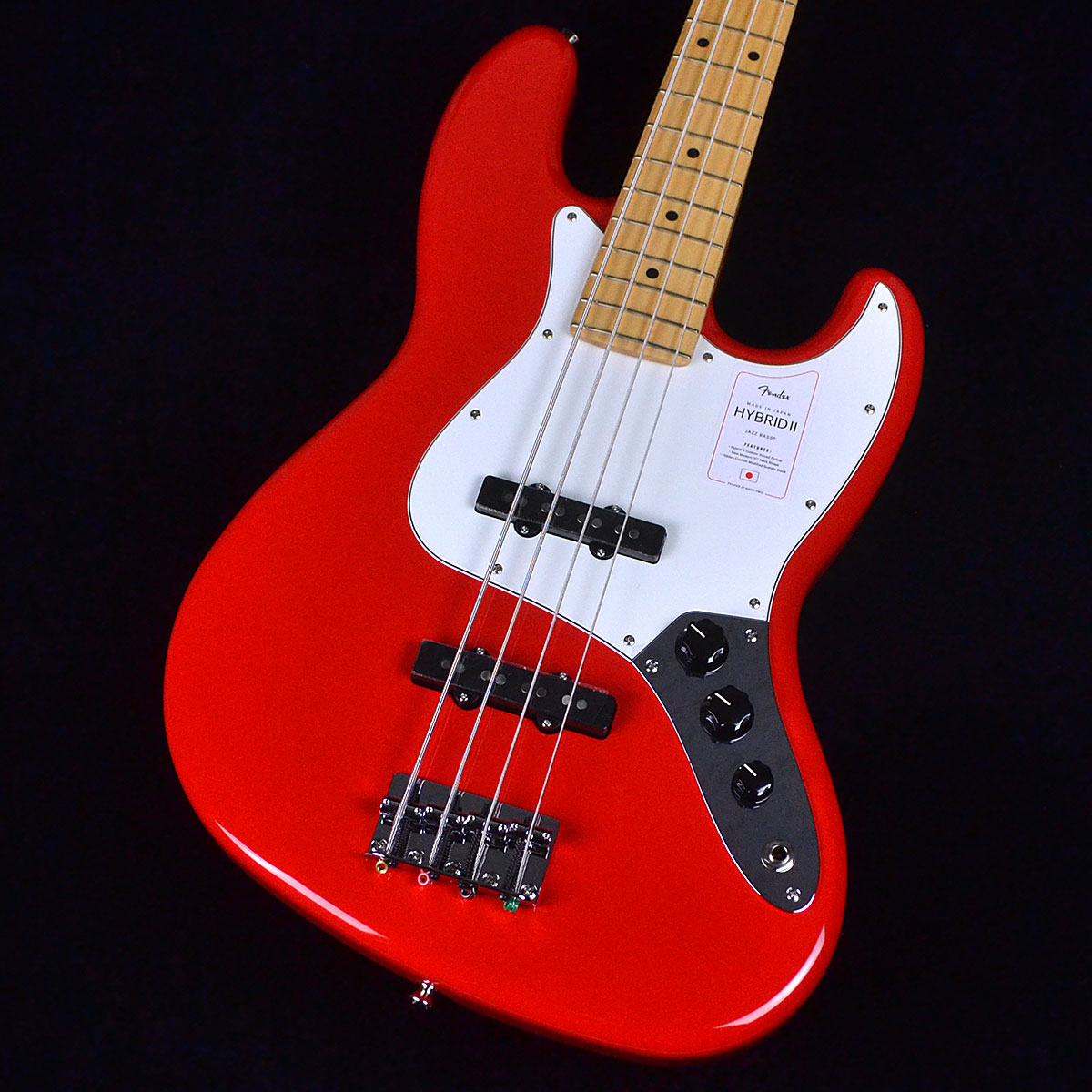 In Made Fender Japan 【ミ･ナーラ奈良店】 レッド】【未展示品・専任担当者による調整済み】 ジャズベース ハイブリッド2 ジャパン 【フェンダー ベース Red Modena Bass Jazz II Hybrid エレキギター