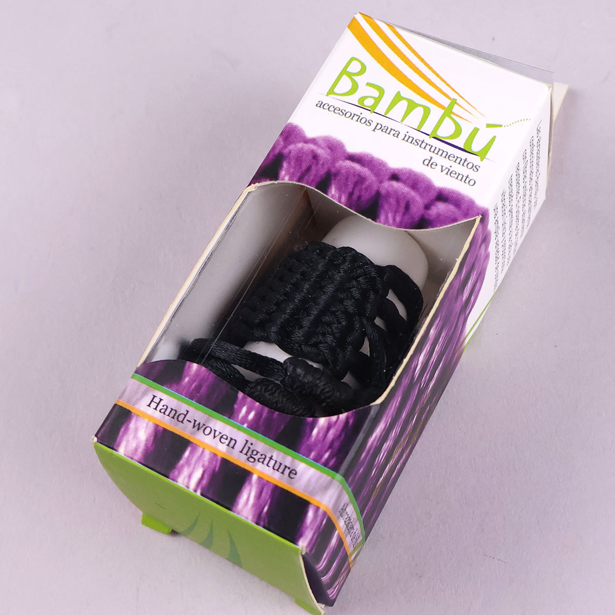Bambu リガチャー 黒 Ｅ♭クラリネット ソプラノサックス用リガチャー