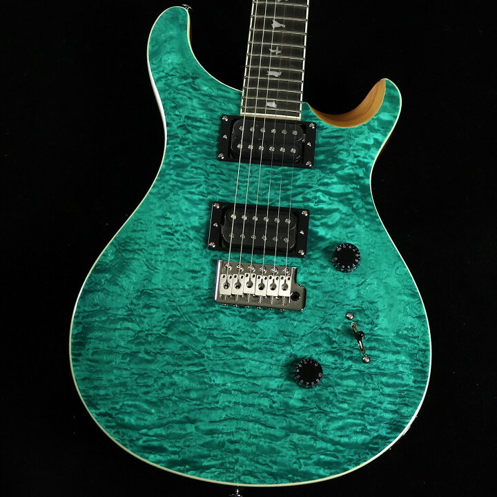 楽天市場】PRS SE Custom24 Quilt Turquoise エレキギター ポール 