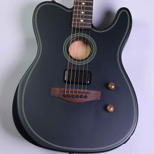 Fender Acoustasonic Standard Telecaster Black �G���A�R �t�F���_�[ �A�R�X�^�\�j�b�N �X�^���_�[�h �e���L���X�^�[ ���y�A�E�g���b�g�z