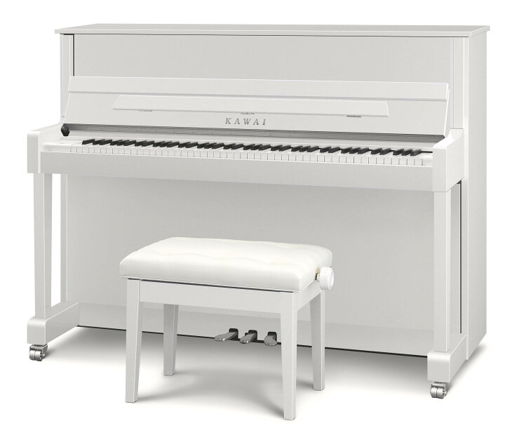 楽天市場】KAWAI K-114SX スノーホワイト艶出し塗装仕上げ アップ 