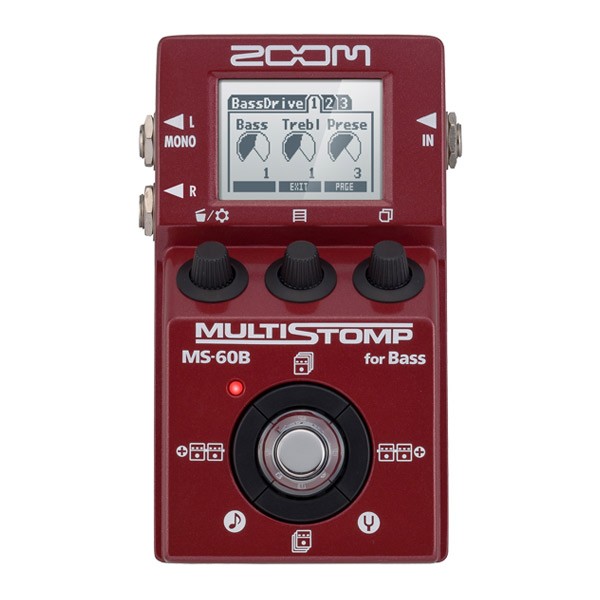 楽天市場】ZOOM MS-60B for Bass MULTISTOMP ベース用マルチ